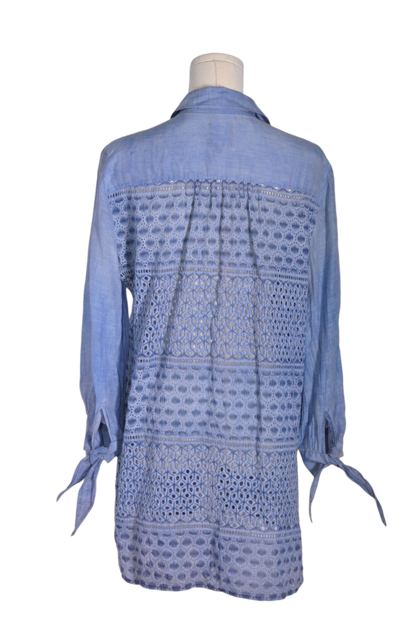 NIC + ZOE Women Button Down Tops Regular fit in Blue - Size M | 27.8 $ KOOP