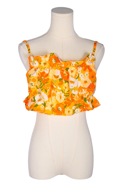 H&M Women Crop Tops Regular fit in Orange - Size 8 | 9.99 $ KOOP