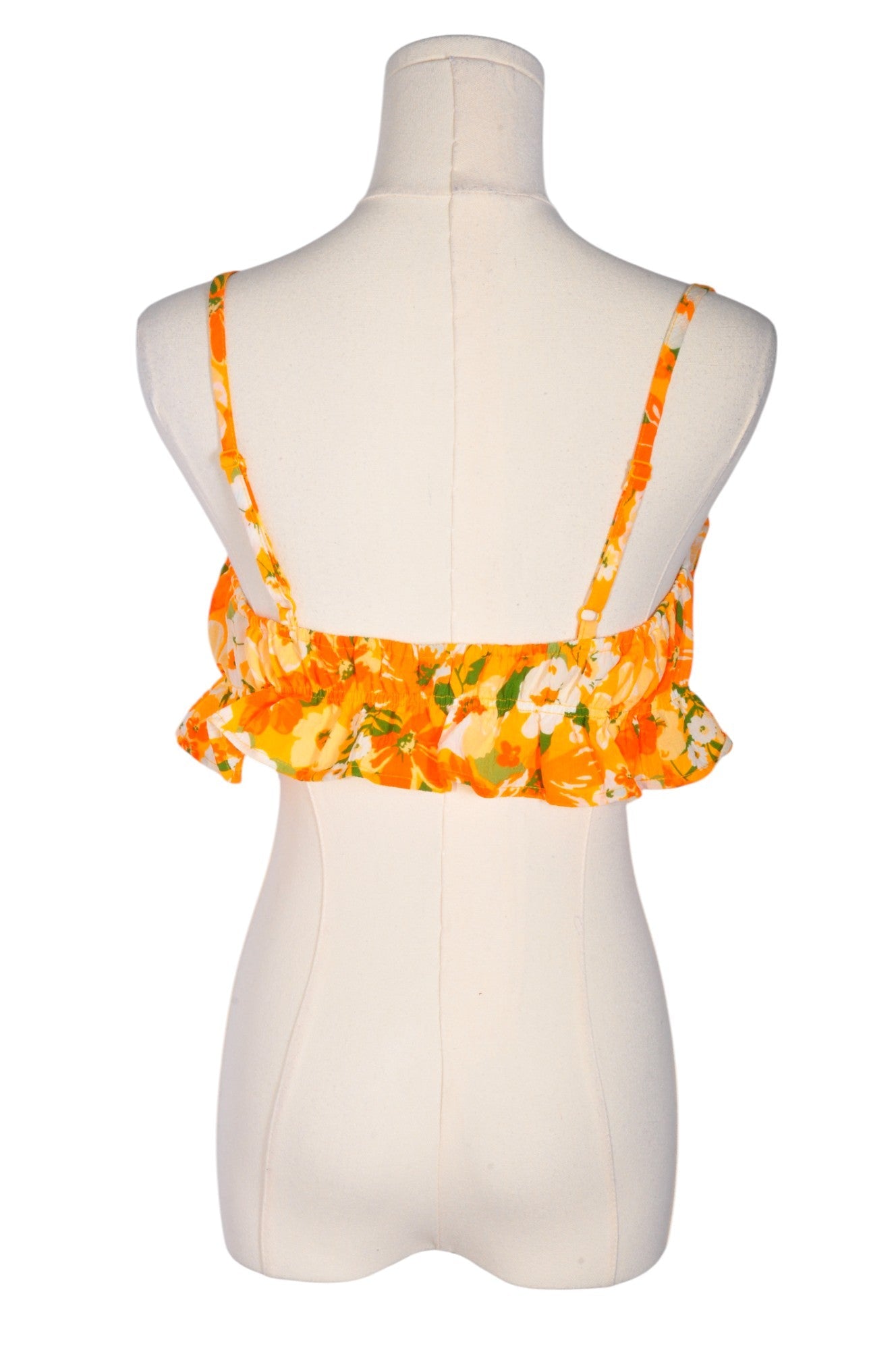 H&M Women Crop Tops Regular fit in Orange - Size 8 | 9.99 $ KOOP