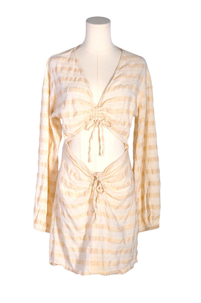 ASOS Women Midi Dresses Regular fit in Beige - Size 8 | 25.29 $ KOOP