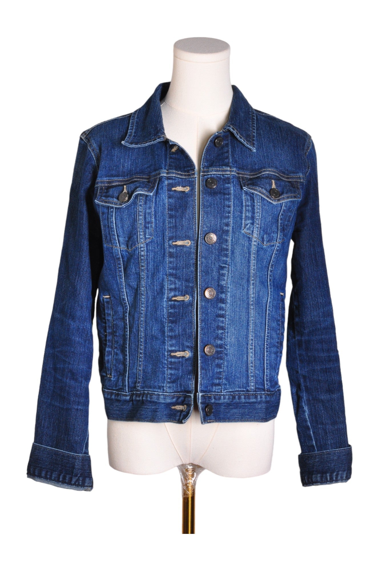 BANANA REPUBLIC Women Denim Jackets Regular fit in Blue - Size M | 69.99 $ KOOP