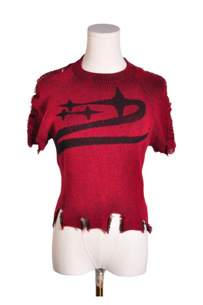 CIDER Women Crop Tops Regular fit in Red - Size M | 10.2 $ KOOP