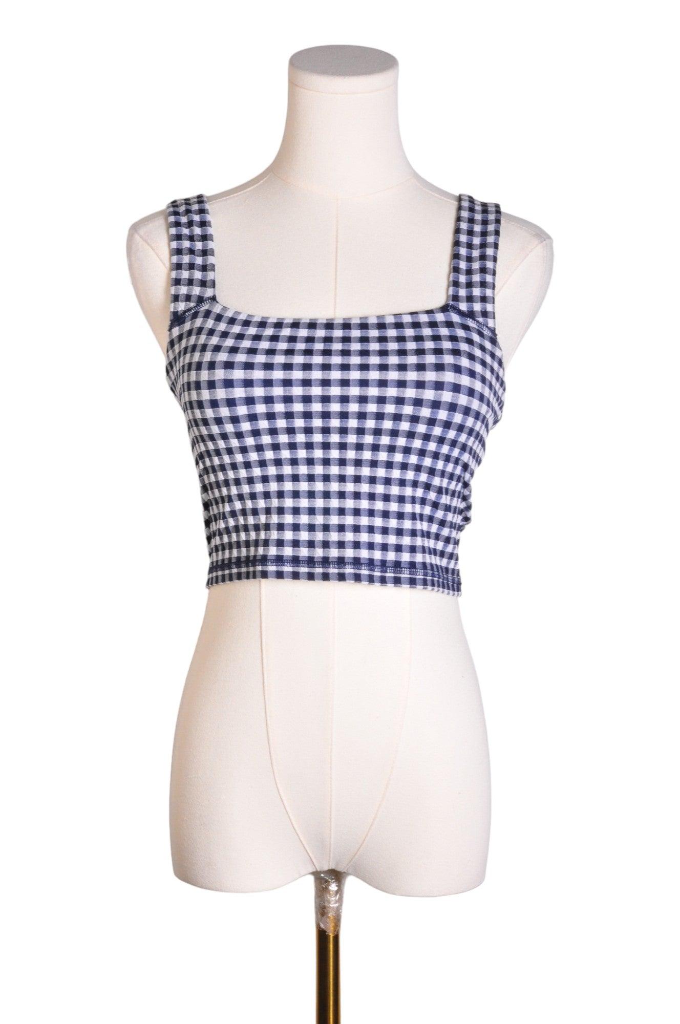 AERIE Women Crop Tops Regular fit in Blue - Size M | 10.39 $ KOOP