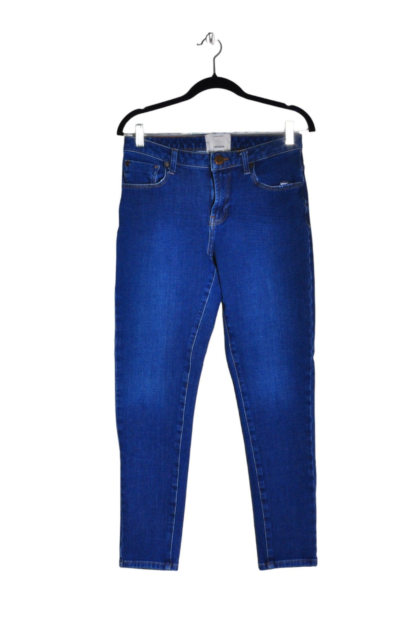 ONE TEASPOON Women Straight-Legged Jeans Regular fit in Blue - Size 29 | 59.99 $ KOOP