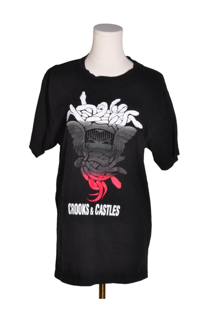 CROOKS Women T-Shirts Regular fit in Black - Size M | 13.25 $ KOOP