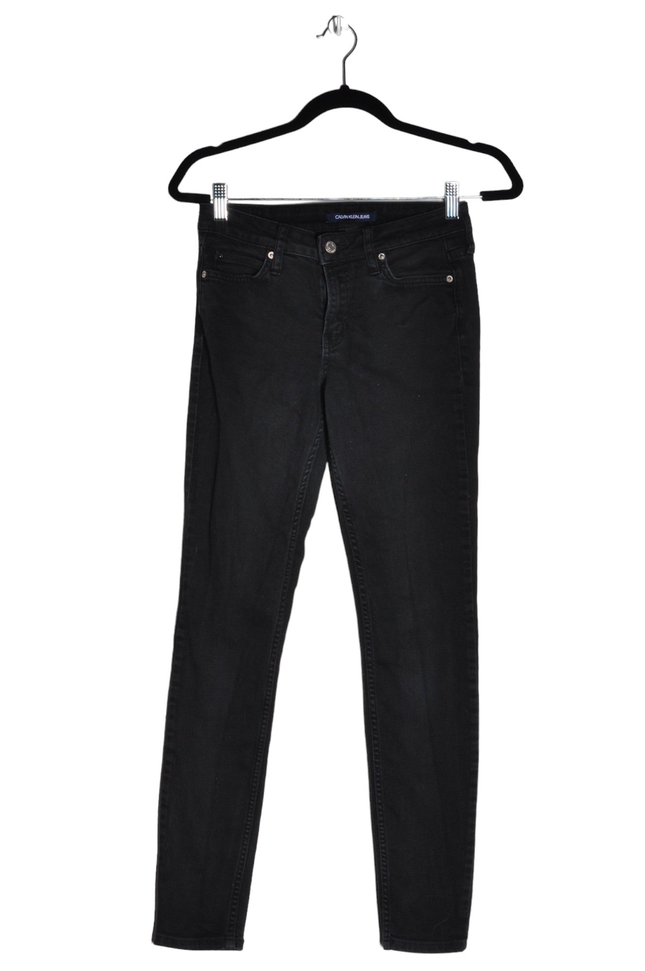 CALVIN KLEIN Women Straight-Legged Jeans Regular fit in Black - Size 27x32 | 37.29 $ KOOP