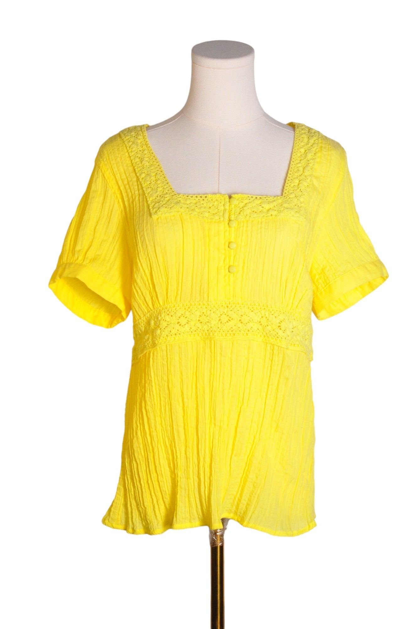 DANIEL LAURENT Women Blouses Regular fit in Yellow - Size L | 13.25 $ KOOP