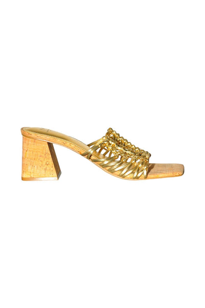 MARC FISHER Women Sandals Regular fit in Yellow - Size 10 | 69.99 $ KOOP