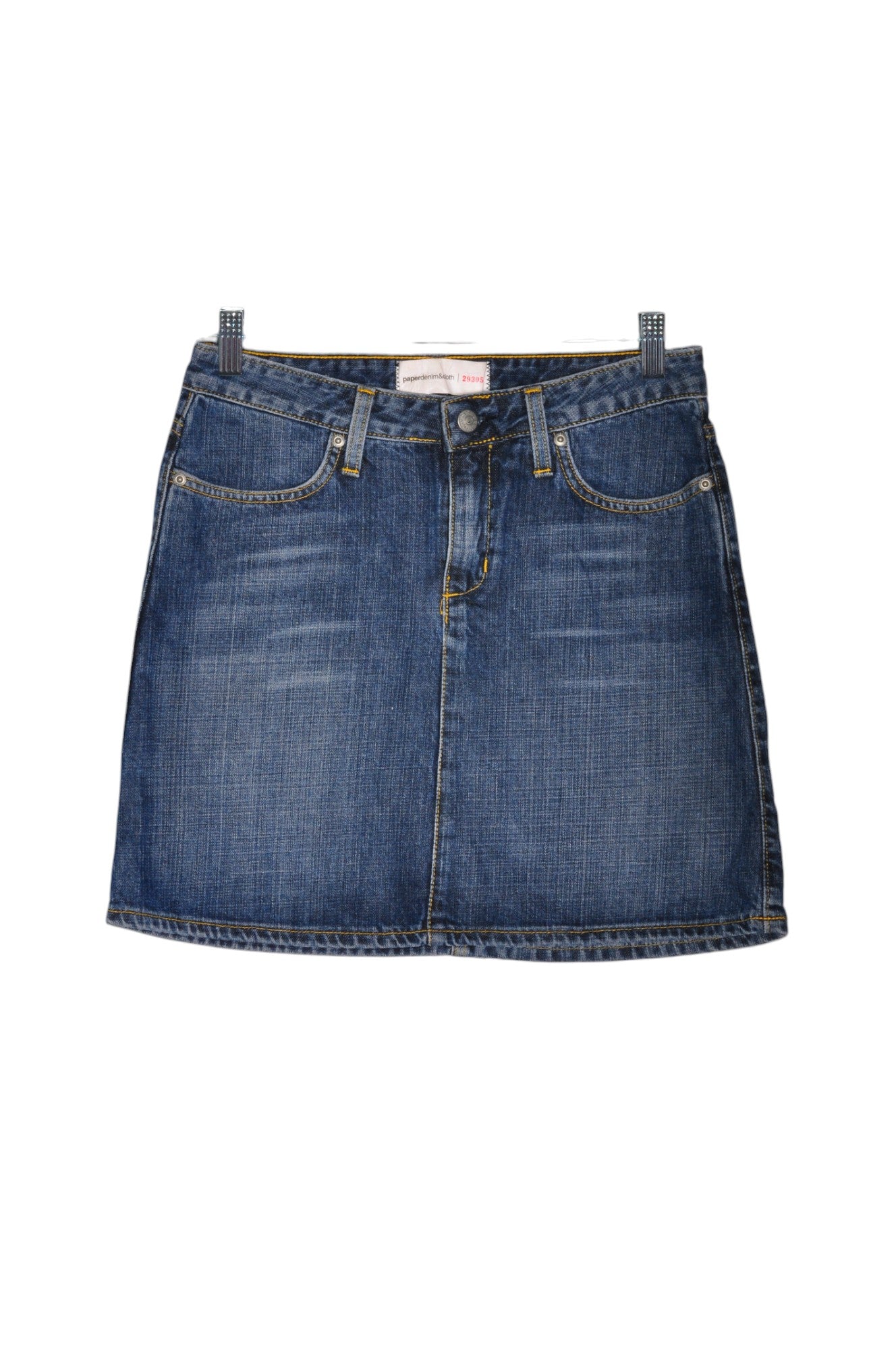 PAPER DENIM Women Denim Skirts Regular fit in Blue - Size 27 | 13.25 $ KOOP