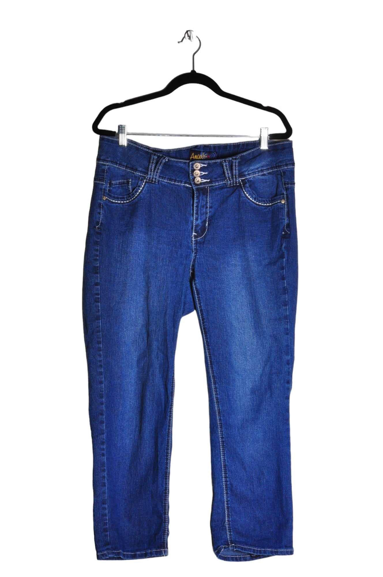 ANGELS Women Straight-Legged Jeans Regular fit in Blue - Size 14 | 18 $ KOOP