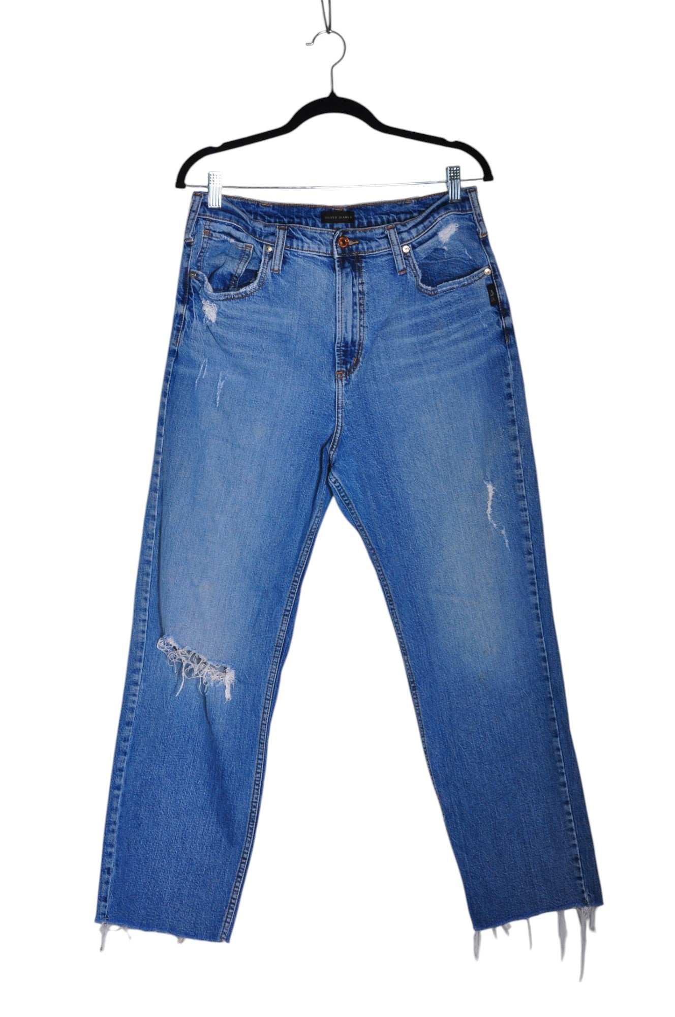 SILVER JEANS Women Straight-Legged Jeans Regular fit in Blue - Size 27 | 32.29 $ KOOP