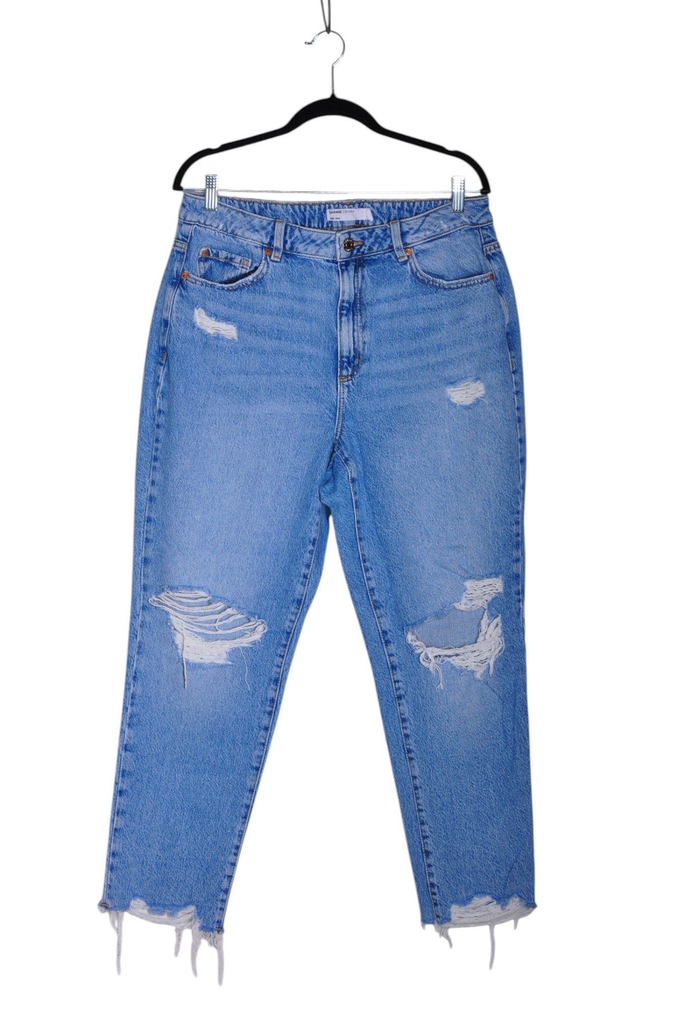 GARAGE Women Straight-Legged Jeans Regular fit in Blue - Size 31 | 13.2 $ KOOP