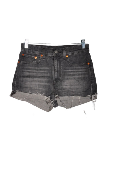 LEVI'S Women Denim Shorts Regular fit in Black - Size 28 | 24 $ KOOP