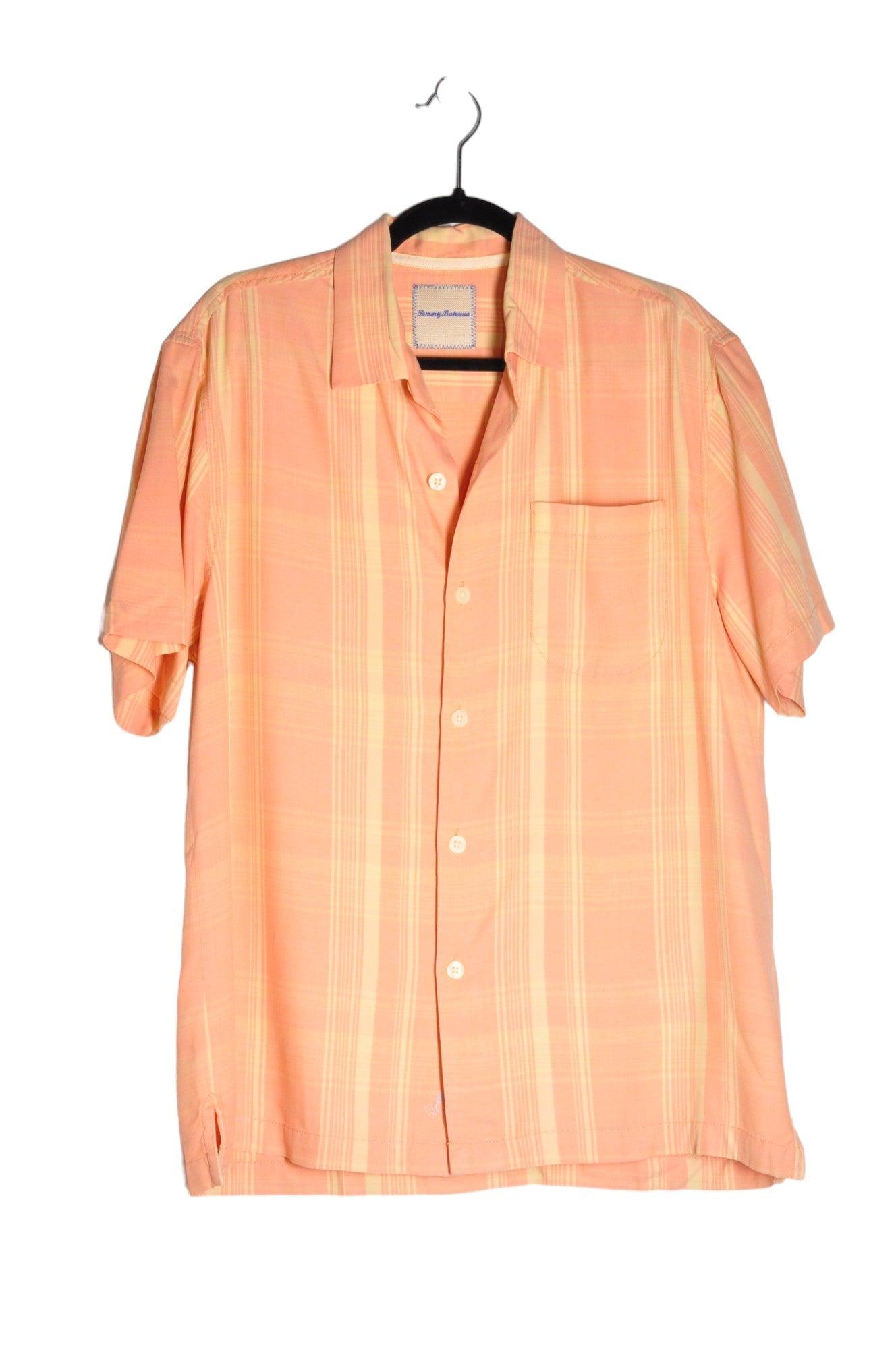 TOMMY BAHAMA Men Button Down Tops Regular fit in Orange - Size M | 54.2 $ KOOP