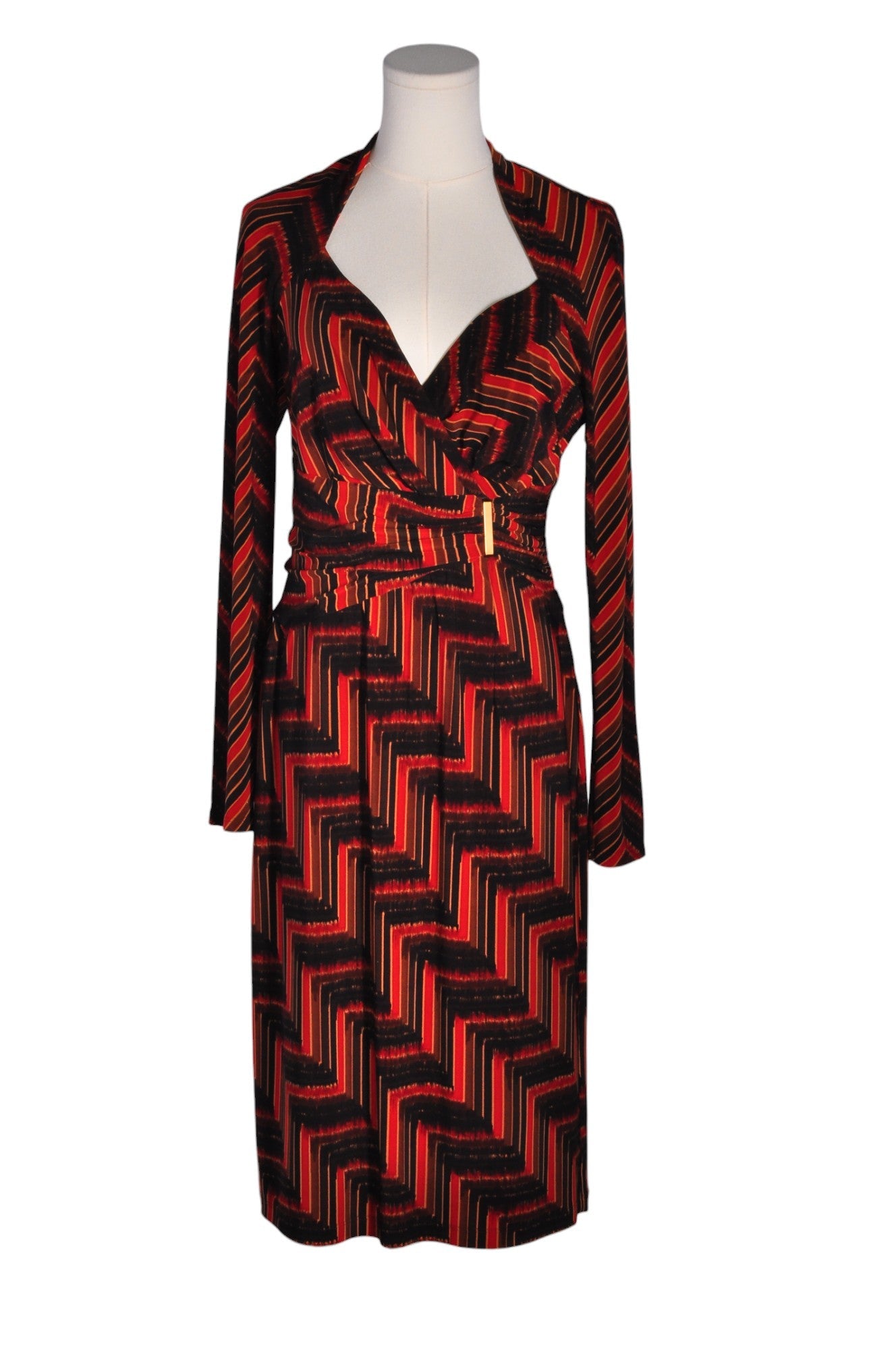 ANNE KLEIN Women Wrap Dresses Regular fit in Red - Size 10 | 44.29 $ KOOP