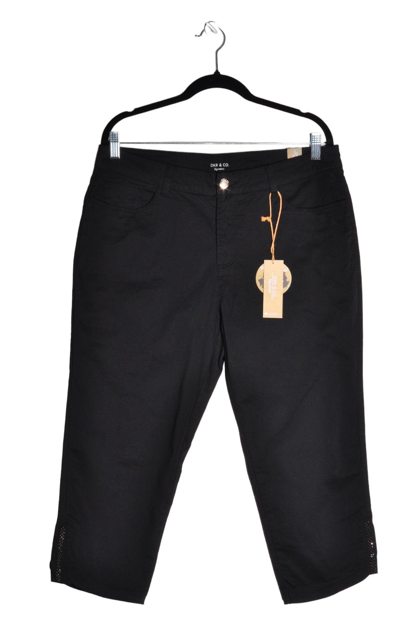 DKR & CO. Women Capri Pants Regular fit in Black - Size 10 | 19.99 $ KOOP