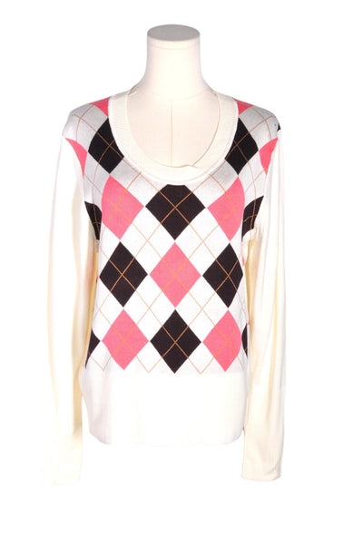 SUZY SHIER Women Sweaters Regular fit in White - Size L | 9.99 $ KOOP