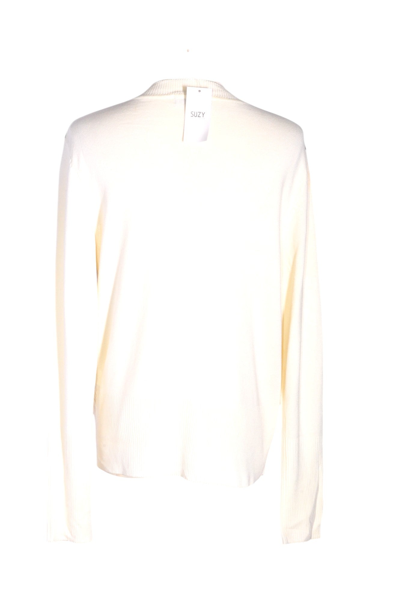 SUZY SHIER Women Sweaters Regular fit in White - Size L | 9.99 $ KOOP