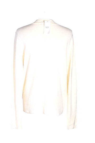SUZY SHIER Women Sweaters Regular fit in White - Size L | 9.99 $ KOOP