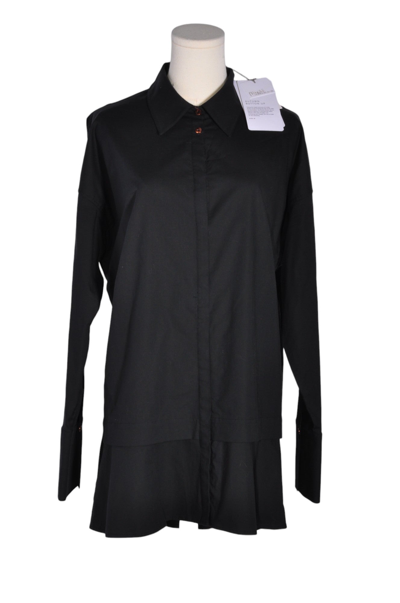 KIT ACE Women Button Down Tops Regular fit in Black - Size 10 | 47.29 $ KOOP
