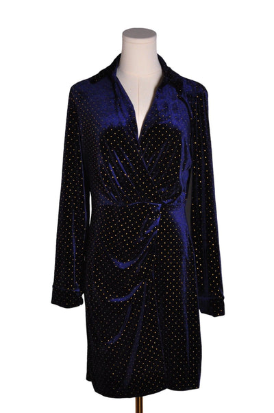 SHEIN Women Wrap Dresses Regular fit in Blue - Size M | 13.25 $ KOOP