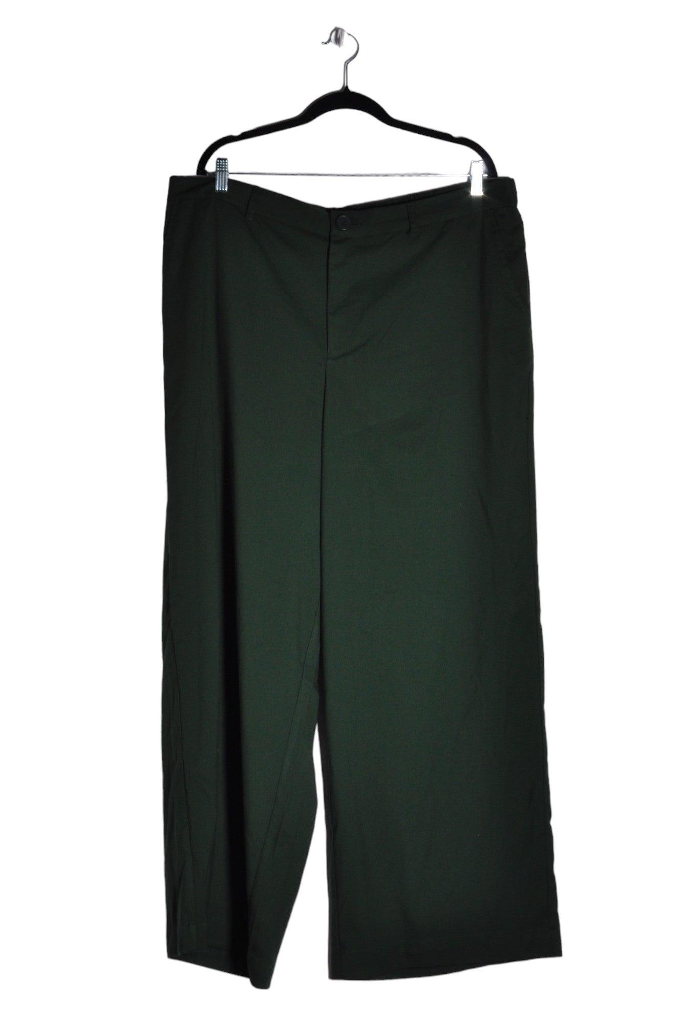 AVA & VIV Women Work Pants Regular fit in Green - Size 18 | 9.99 $ KOOP