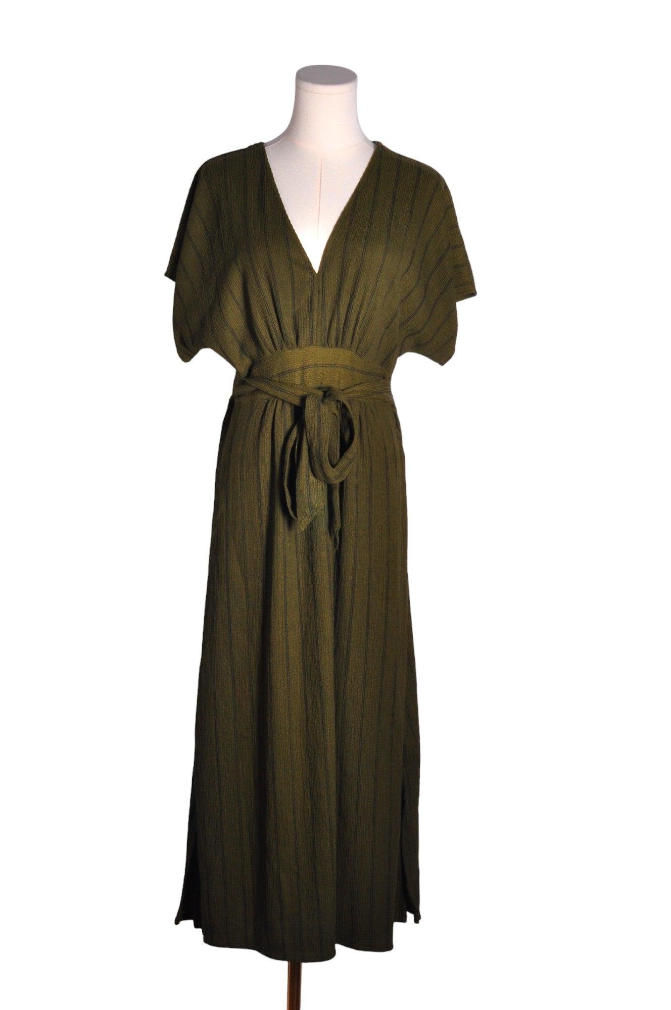 MANGO Women Wrap Dresses Regular fit in Green - Size S | 59.99 $ KOOP