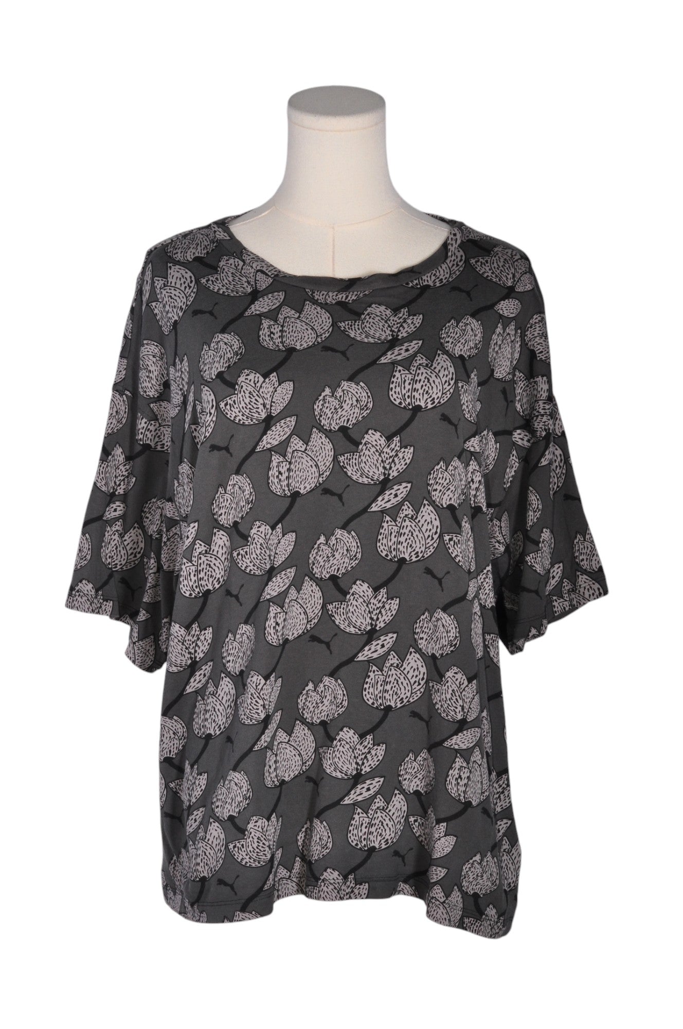 PUMA Women T-Shirts Regular fit in Gray - Size XL | 11.89 $ KOOP