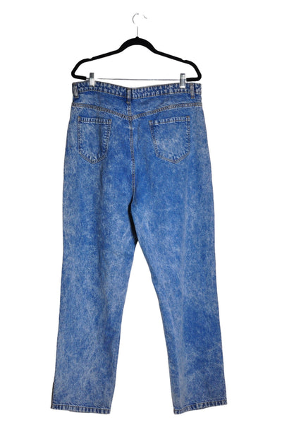 I SAW IT FIRST Women Straight-Legged Jeans Regular fit in Blue - Size 16 | 13.25 $ KOOP