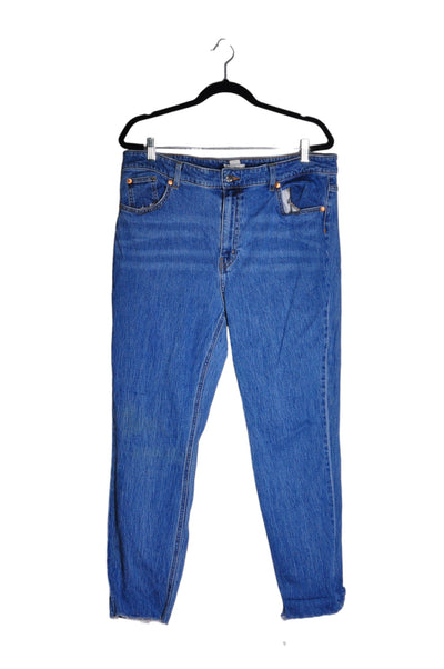 H&M Women Straight-Legged Jeans Regular fit in Blue - Size 16 | 12.99 $ KOOP