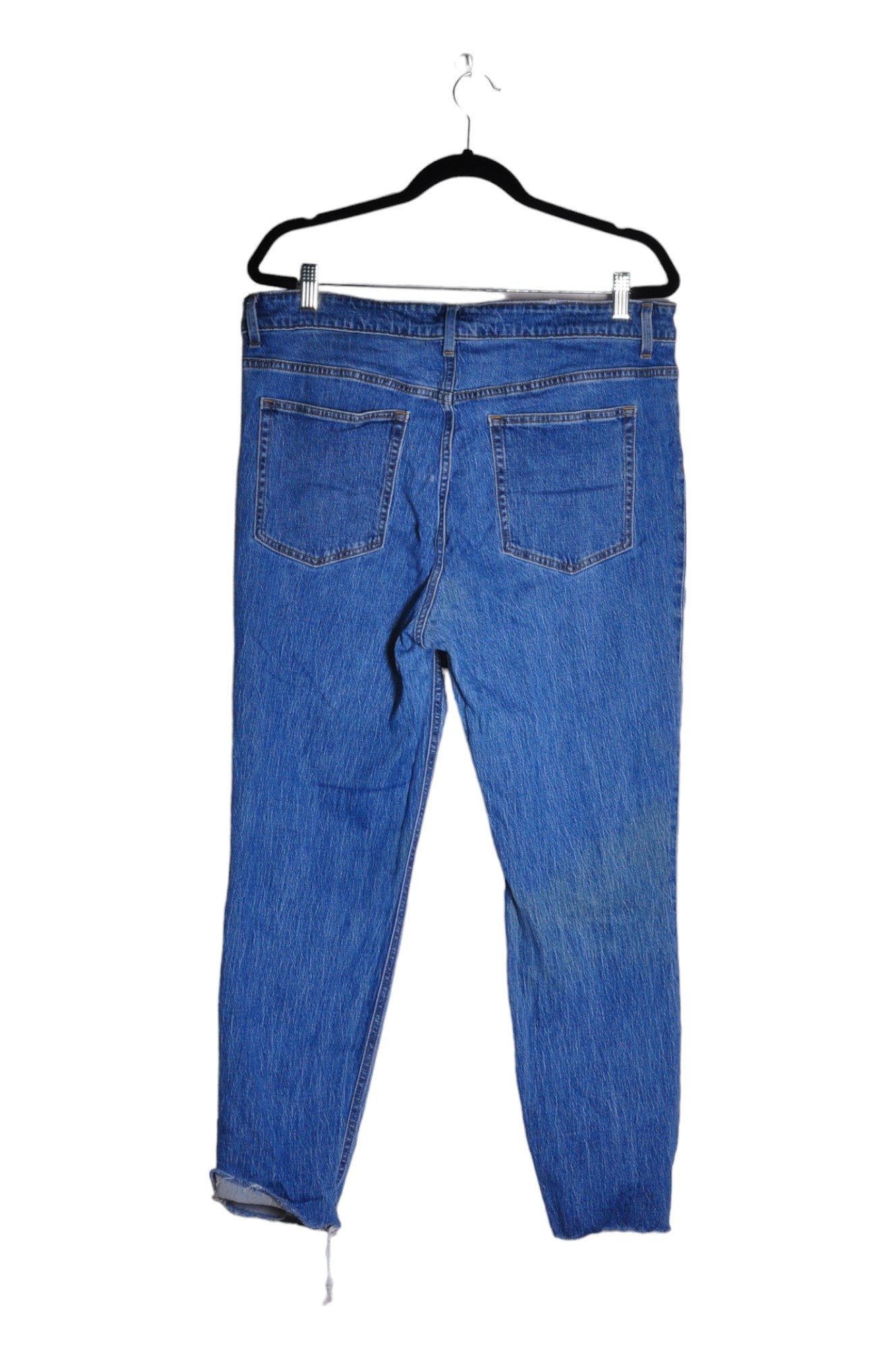 H&M Women Straight-Legged Jeans Regular fit in Blue - Size 16 | 12.99 $ KOOP