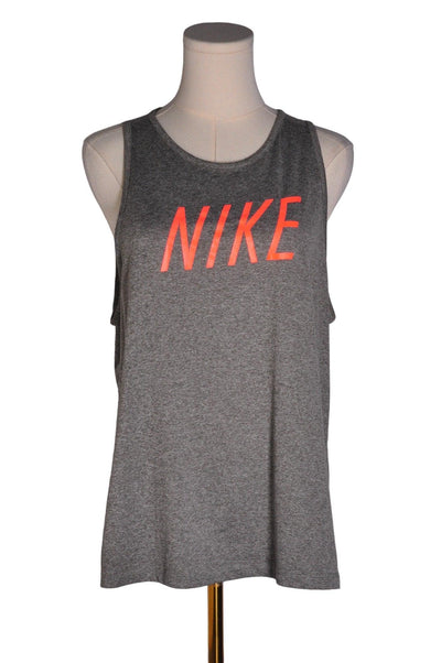 NIKE Women Activewear Tops Regular fit in Gray - Size L | 16.5 $ KOOP