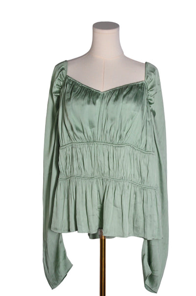 H&M Women Blouses Regular fit in Green - Size XXL | 9.99 $ KOOP