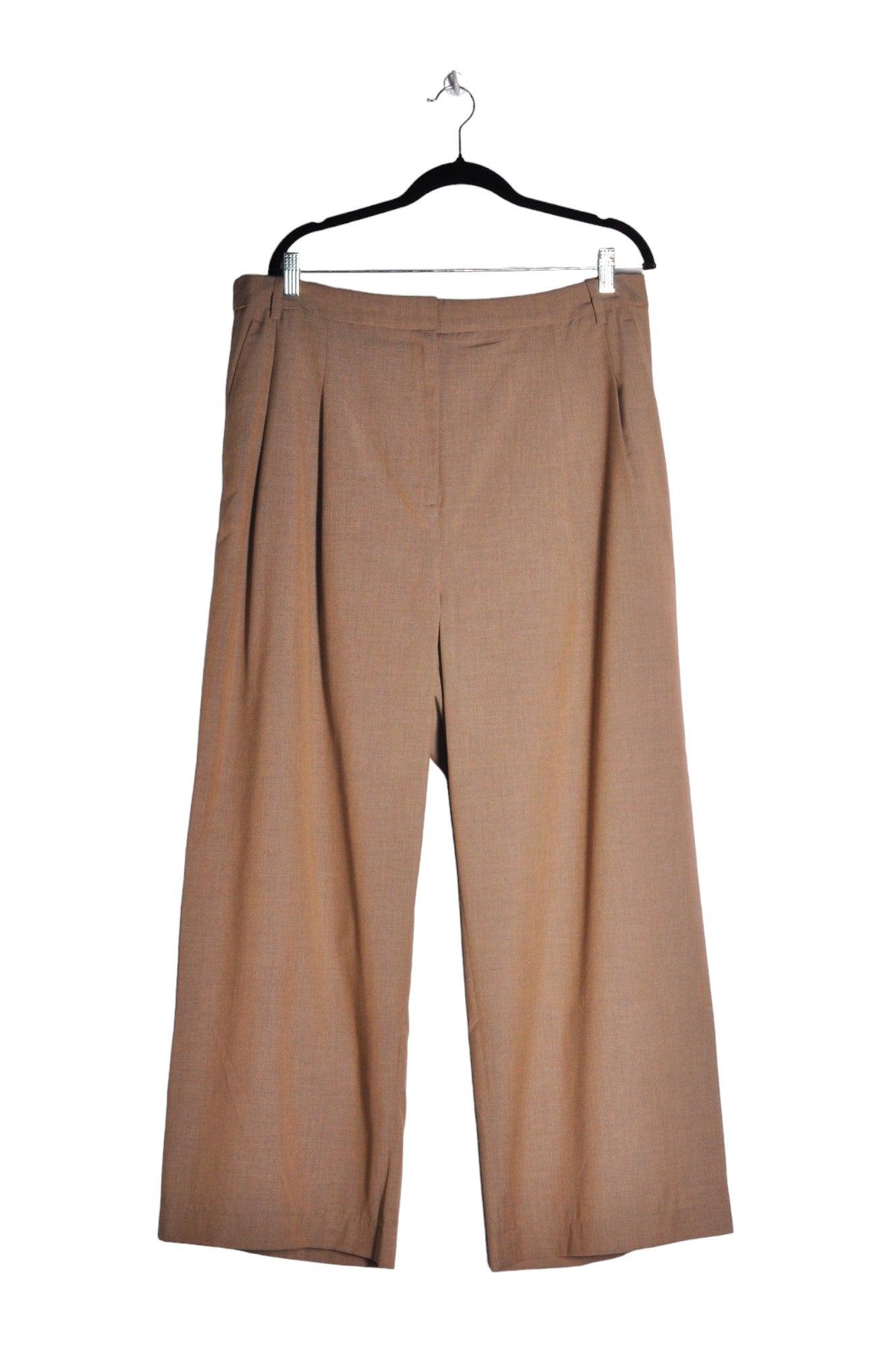 H&M Women Work Pants Regular fit in Brown - Size 18 | 12.99 $ KOOP