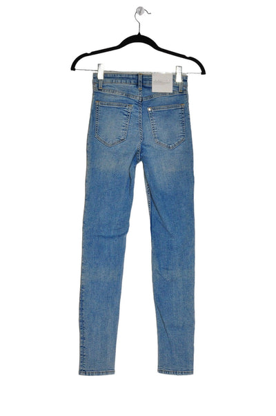 H&M Women Straight-Legged Jeans Regular fit in Blue - Size 2 | 9.99 $ KOOP