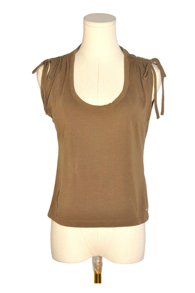 GUESS Women Crop Tops Regular fit in Brown - Size M | 18.7 $ KOOP