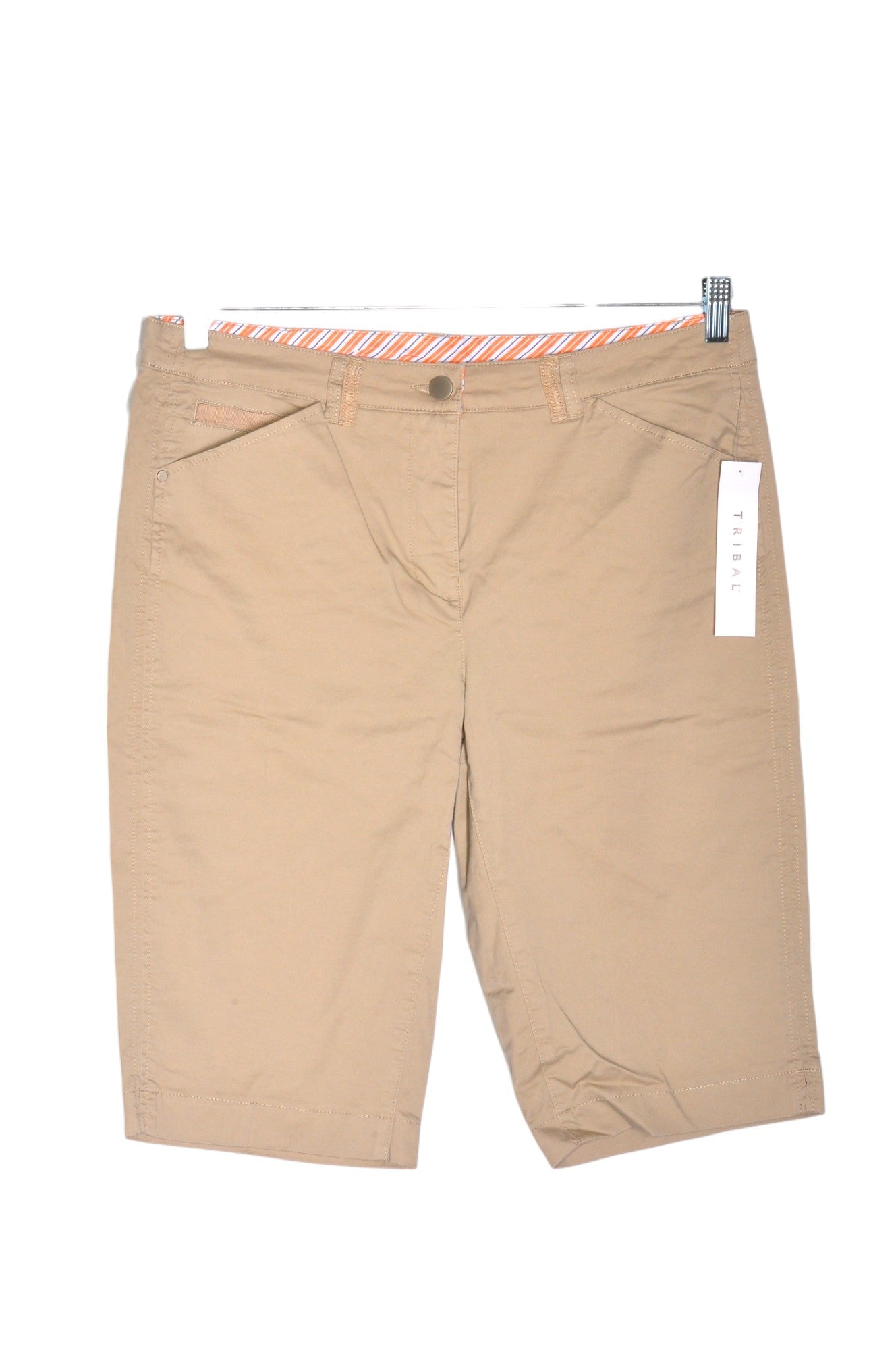 TRIBAL Women Classic Shorts Regular fit in Beige - Size 10, 12 | 19.99 $ KOOP