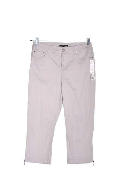 TRIBAL Women Capri Pants Regular fit in Gray - Size 4 | 17.8 $ KOOP