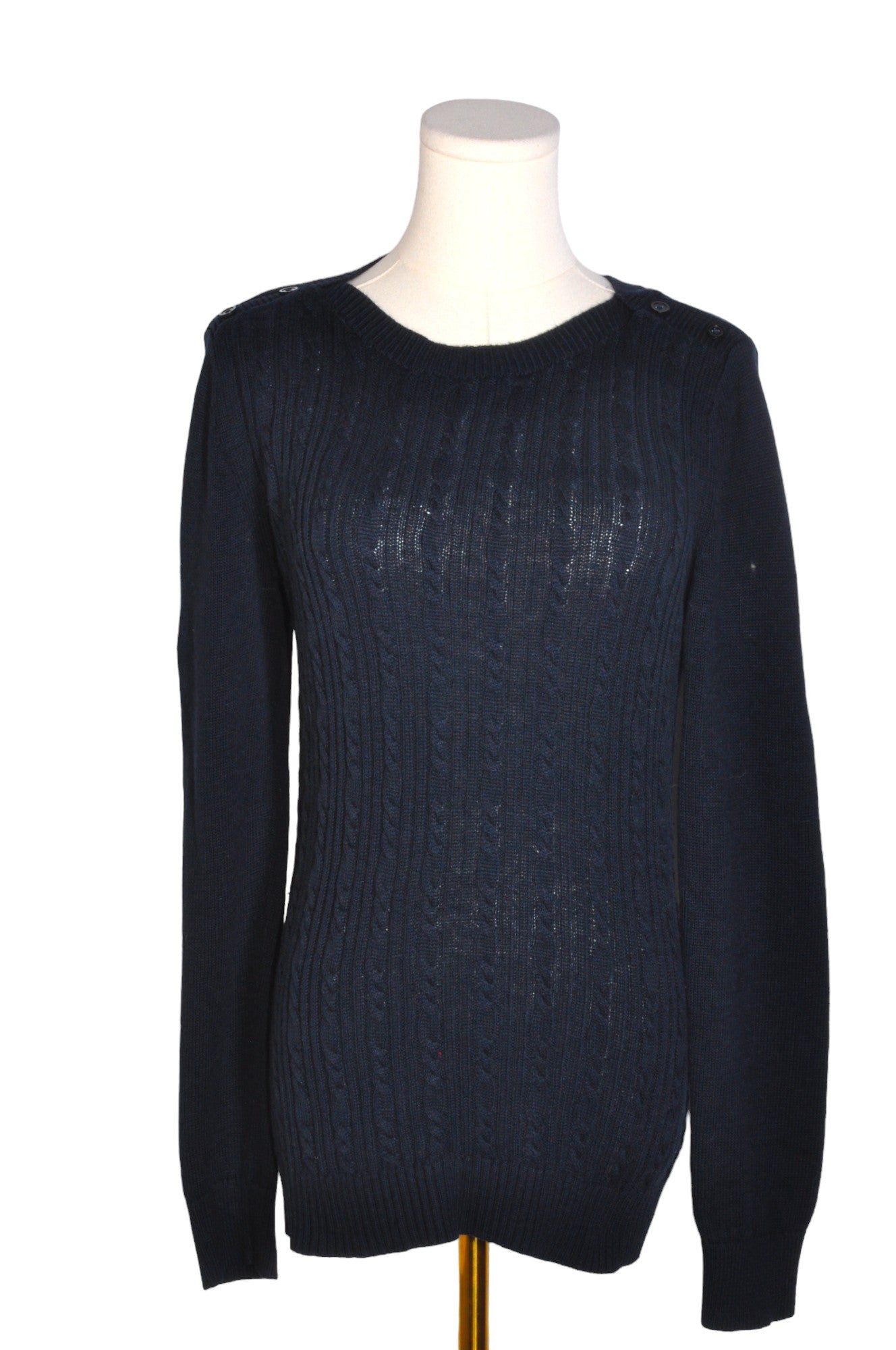 BANANA REPUBLIC Women Knit Tops Regular fit in Black - Size M | 29.99 $ KOOP