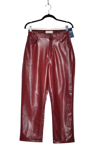ABERCROMBIE & FITCH Women Work Pants Regular fit in Red - Size 29 | 32.29 $ KOOP