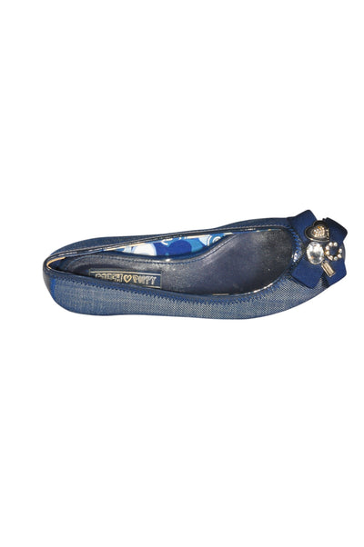 COACH Women Flat Shoes Regular fit in Blue - Size 6.5 | 69.99 $ KOOP