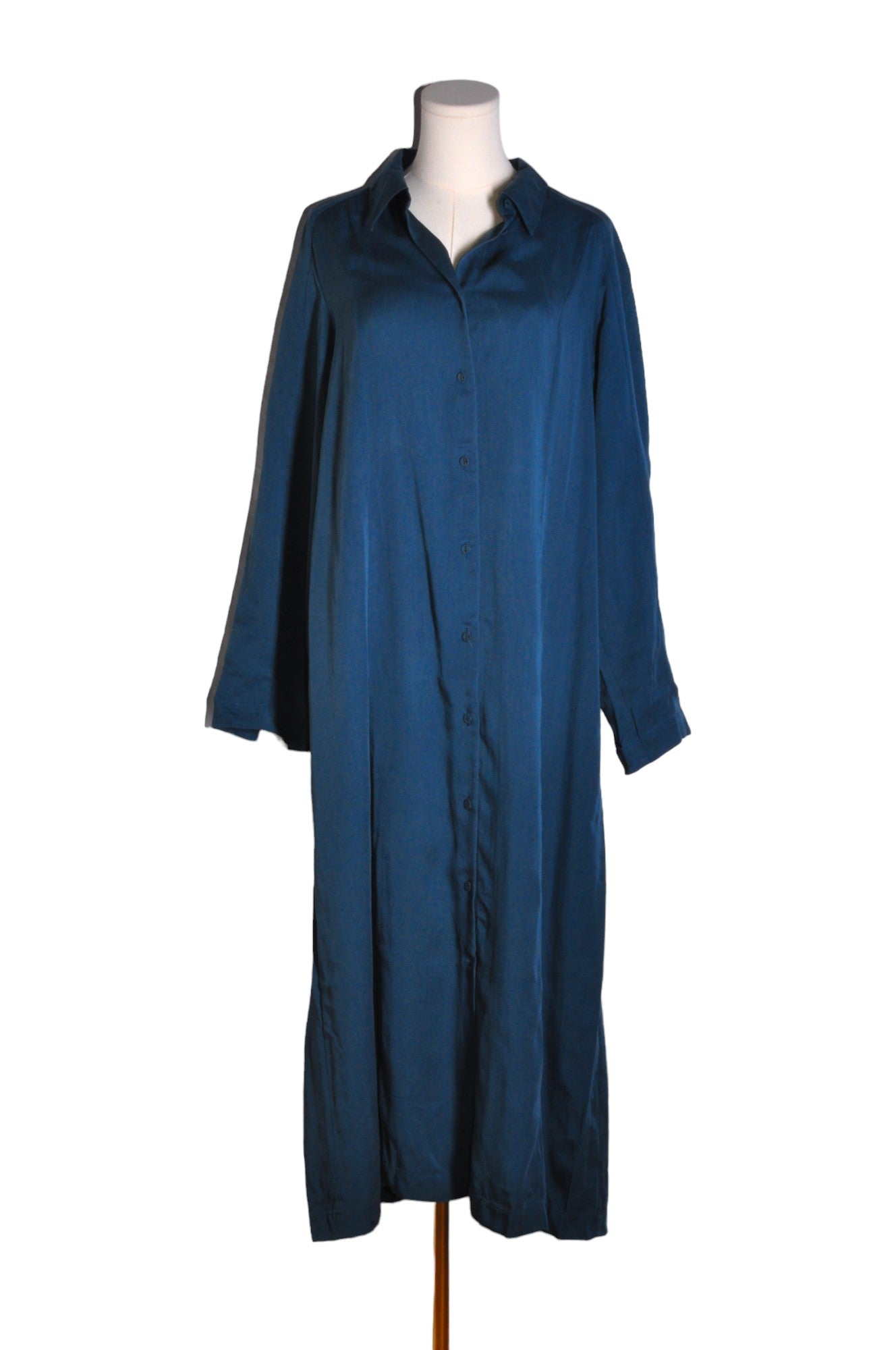 UNIQLO Women Maxi Dresses Regular fit in Blue - Size L | 13.99 $ KOOP