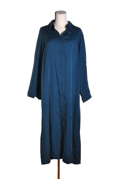 UNIQLO Women Maxi Dresses Regular fit in Blue - Size L | 13.99 $ KOOP