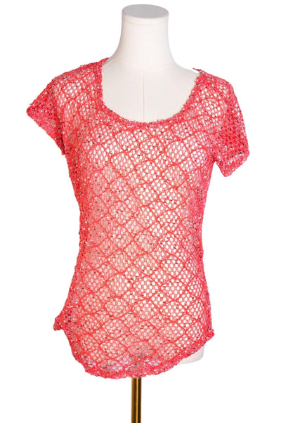 MAURICES Women Knit Tops Regular fit in Red - Size S | 9.99 $ KOOP