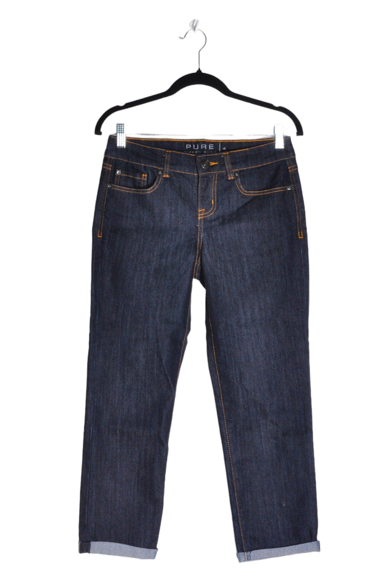 ALFRED SUNG Women Straight-Legged Jeans Regular fit in Blue - Size 4 | 32.29 $ KOOP