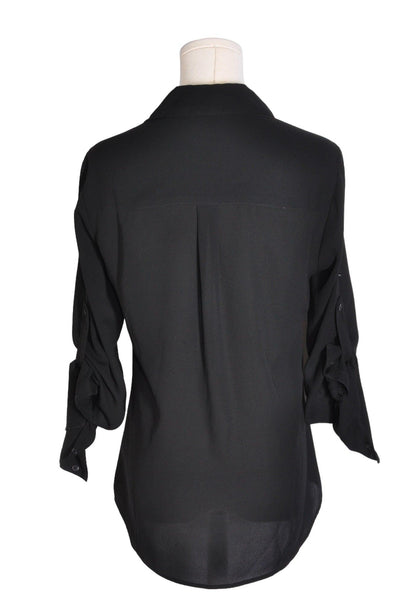 EXPRESS Women Button Down Tops Regular fit in Black - Size S | 16 $ KOOP