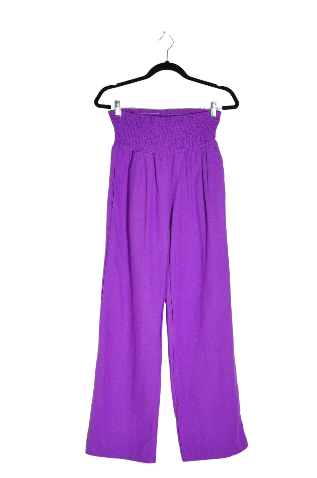 UNBRANDED Women Work Pants Regular fit in Purple - Size S | 14.99 $ KOOP