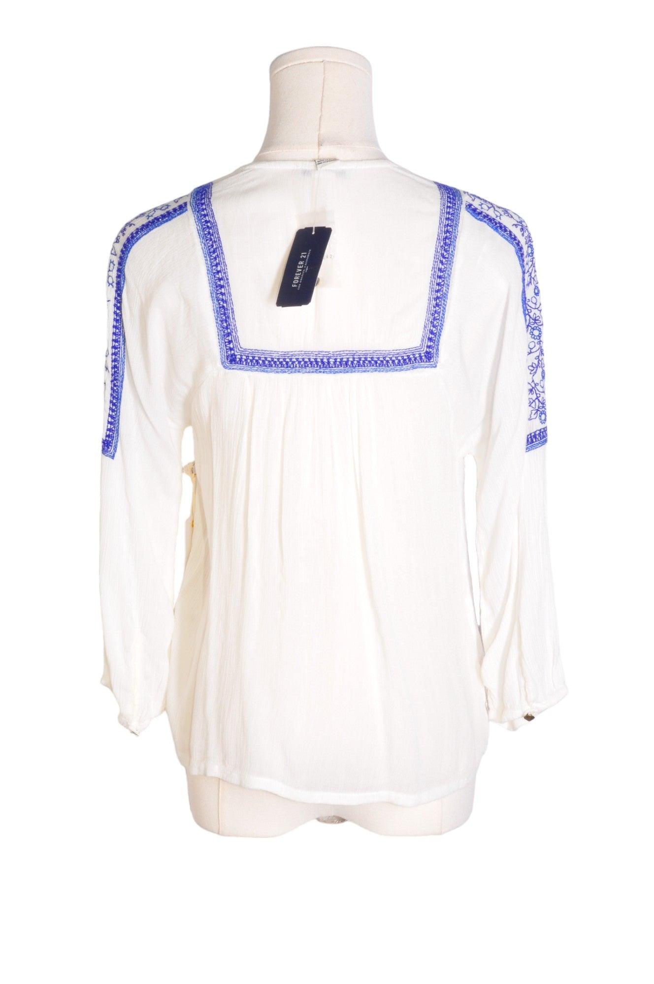 FOREVER 21 Women Blouses Regular fit in White - Size S | 9.99 $ KOOP