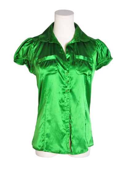 ZARA Women Blouses Regular fit in Green - Size M | 13.99 $ KOOP