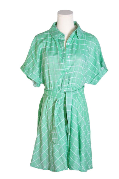 PINK & FLARE Women Wrap Dresses Regular fit in Green - Size S | 13.25 $ KOOP